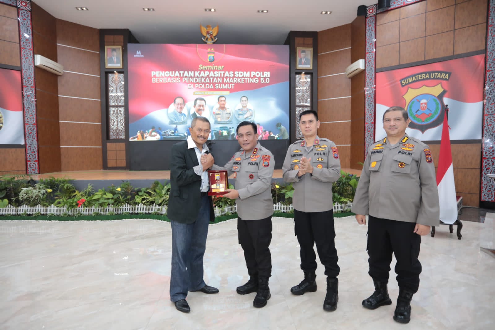 Polda Sumut Gelar Seminar Penguatan Kapasitas SDM Polri berbasis pendekatan Marketing 5.0