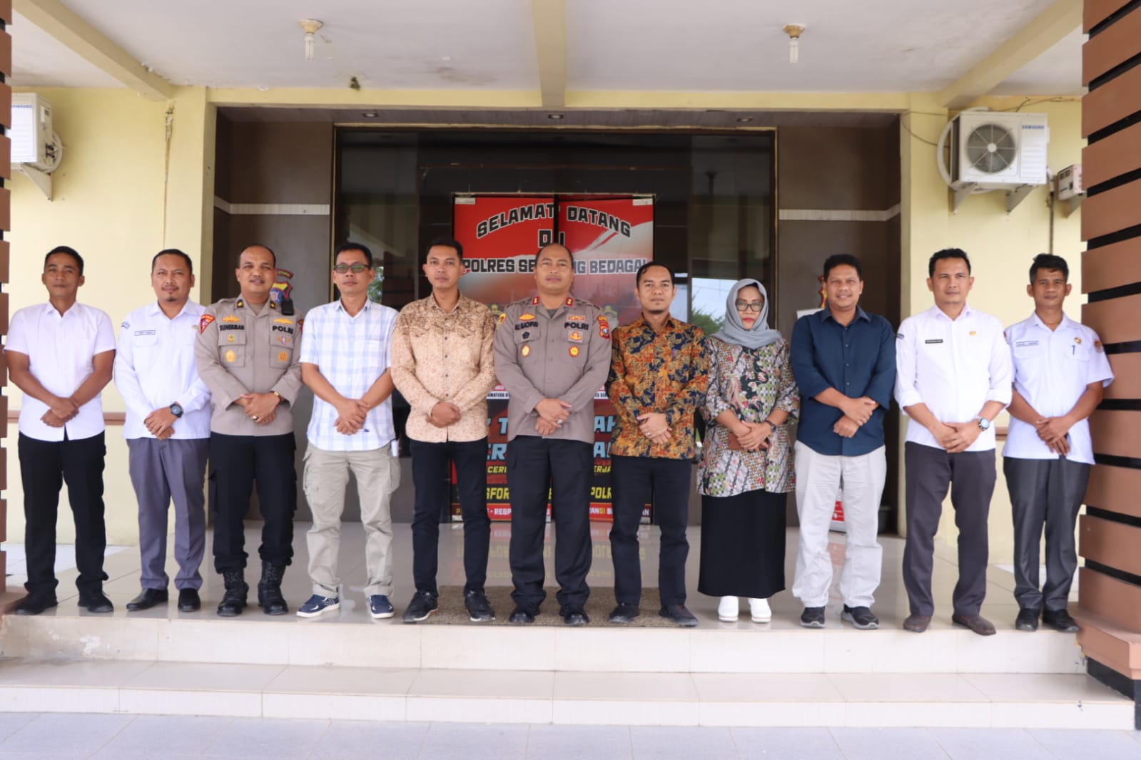 Kunjungan Audensi Pihak KPU Sergai Dengan Kapolres Sergai