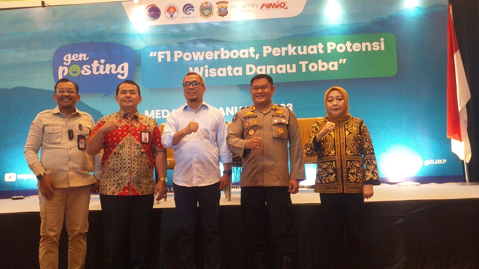 Polda Sumut ikuti Kegiatan Diskusi  F1 Power Boat bersama Kemenkominfo