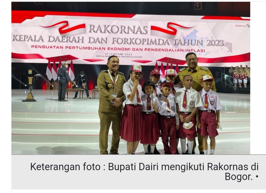 Bupati Bersama Kapolres Dairi Hadiri Rakornas di Bogor