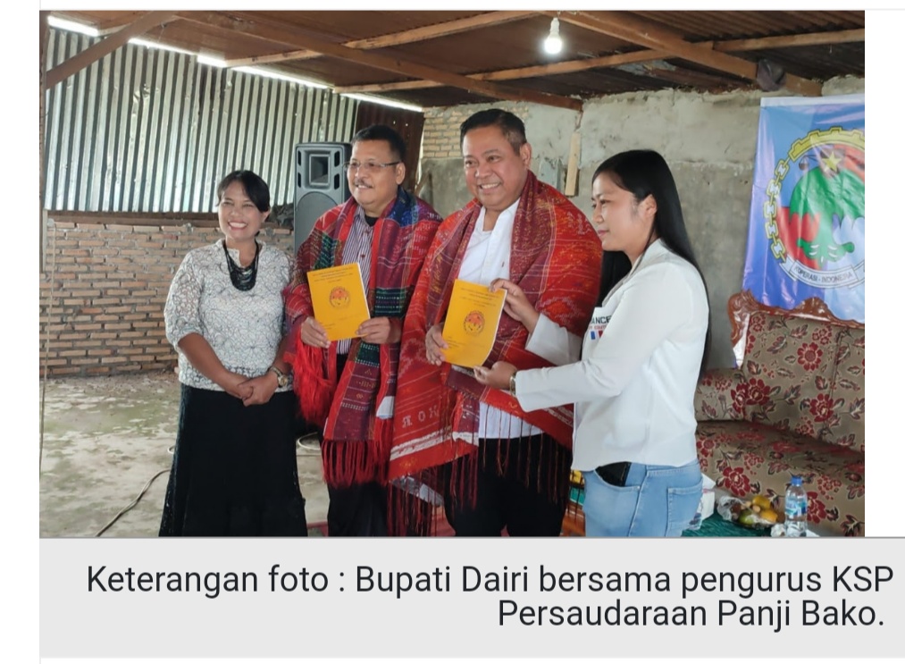 Bupati Dairi Hadiri Rapat KSP Persaudaraan Panji Bako