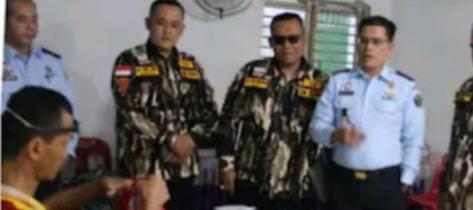 Karutan Kelas 1 Medan Kanwil Kumham Sumut  Nimrot Sihotang Terima Kunjungan FKPPI