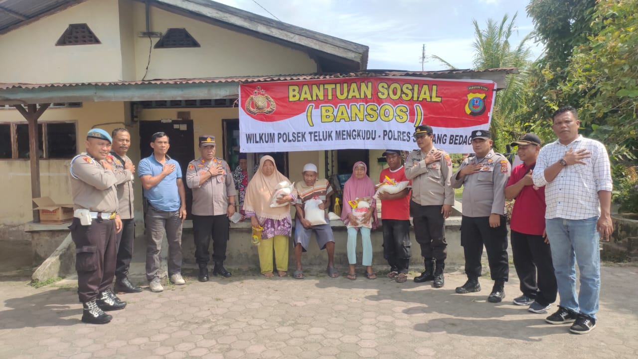 Polres Sergai Giat Bansos Buat Warga Masyarakat Kurang Mampu