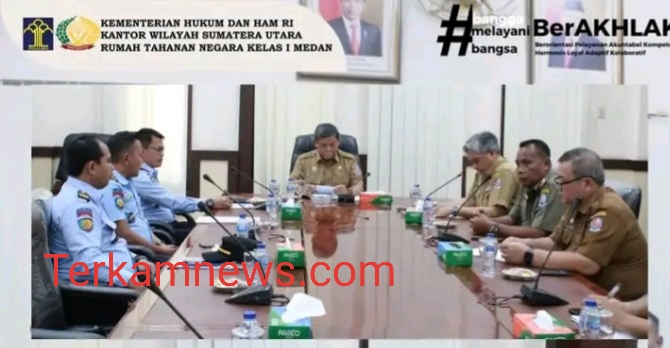 Memperkuat Tali Silaturahmi Dan Hubungan Kerjasama Rutan I Medan  Kumham Sumut Audiensi Dengan Pemkab Deli Serdang