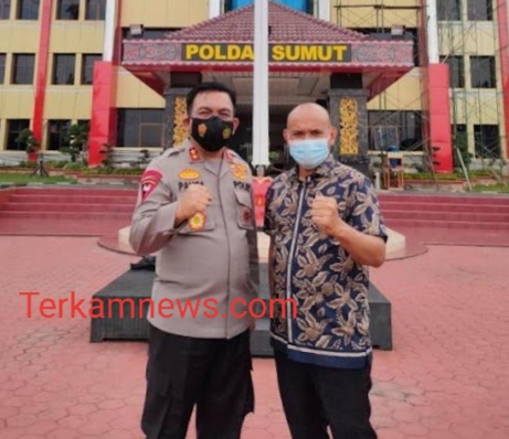 Kapolda Sumut Renovasi Balai Wartawan Poldasu, Ketua FWP Beri Apresiasi