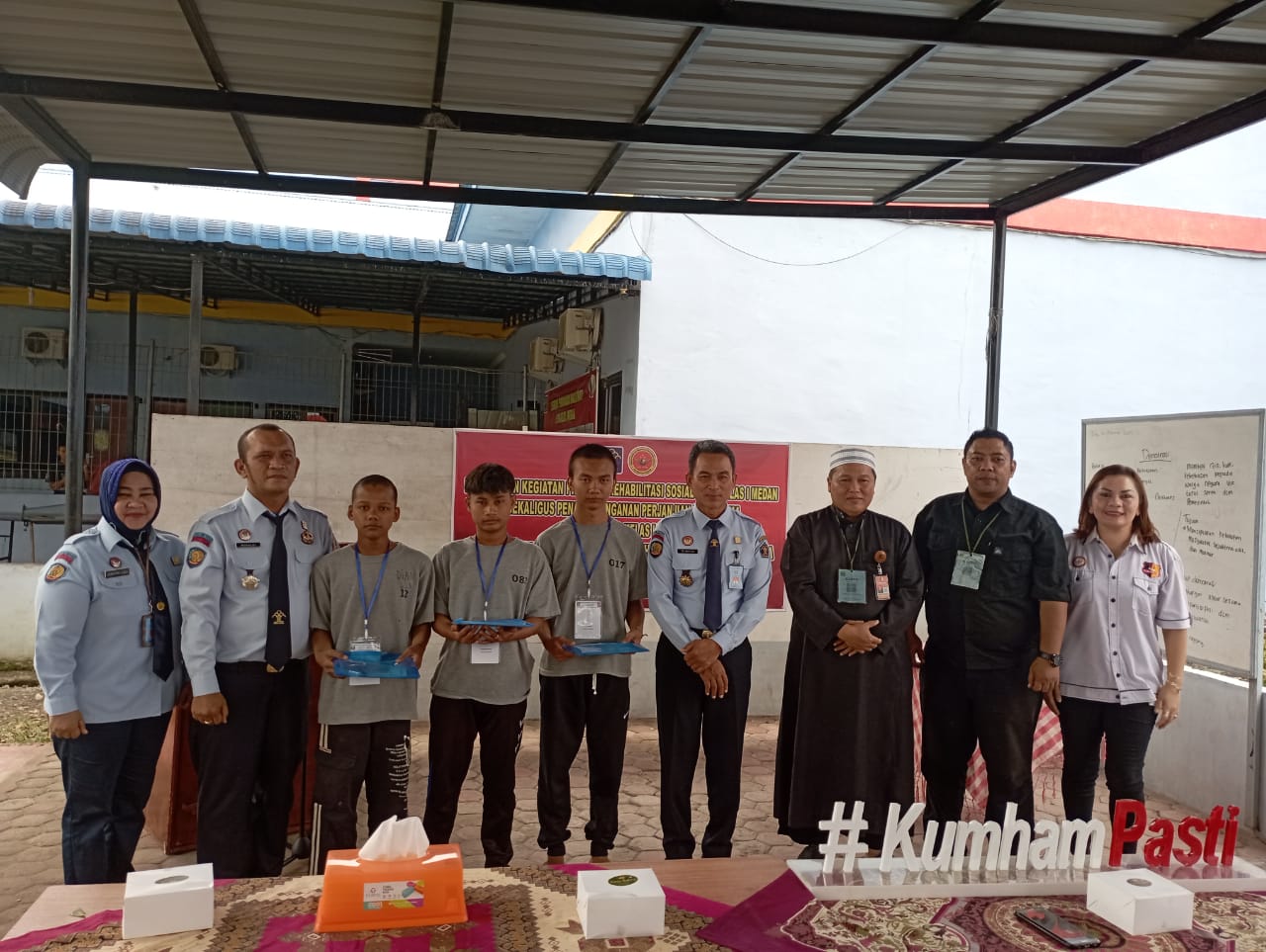 Optimalisasikan Rehabilitasi Sosial bagi Warga Binaan Pemasyarakatan, Lapas Kelas I Anak Medan ,Sepakati Kerjasama Dengan LRPPN