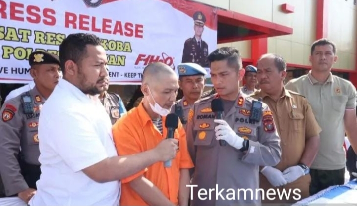 Polres Asahan Berhasil Amankan Pengedar Sabu 50 Kilogram