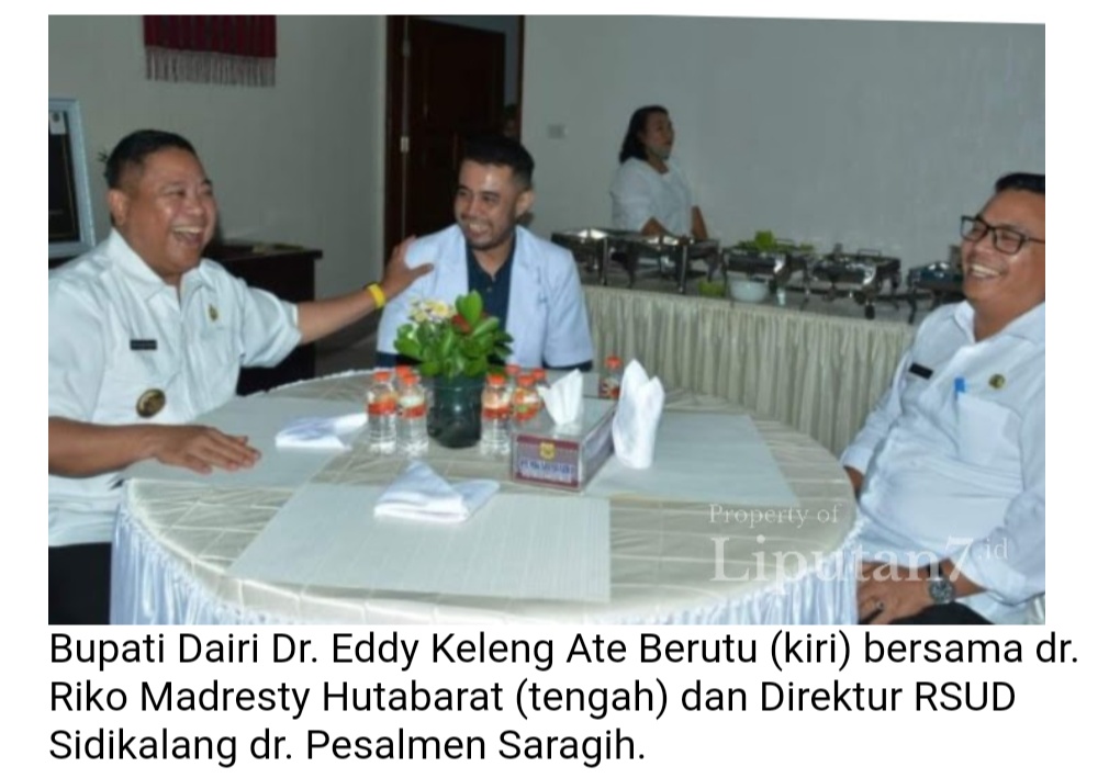 Bupati Dairi Minta Dukungan Dari Para Dokter Untuk Peningkatan Pelayanan Kesehatan di RSUD Sindikalang