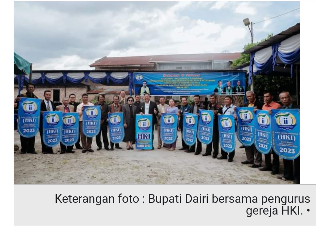 Bupati Dairi Ajak Pengurus Gereja Perkenalkan KUR Kluster Ke Jemaat