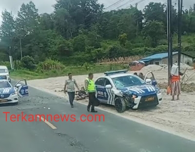 Kabid Humas Polda Sumut Berikan Penjelasan Terkait Viral Di Medsos Mobil Patroli Satlantas Polri Tabrak Pengendara Sepeda Motor