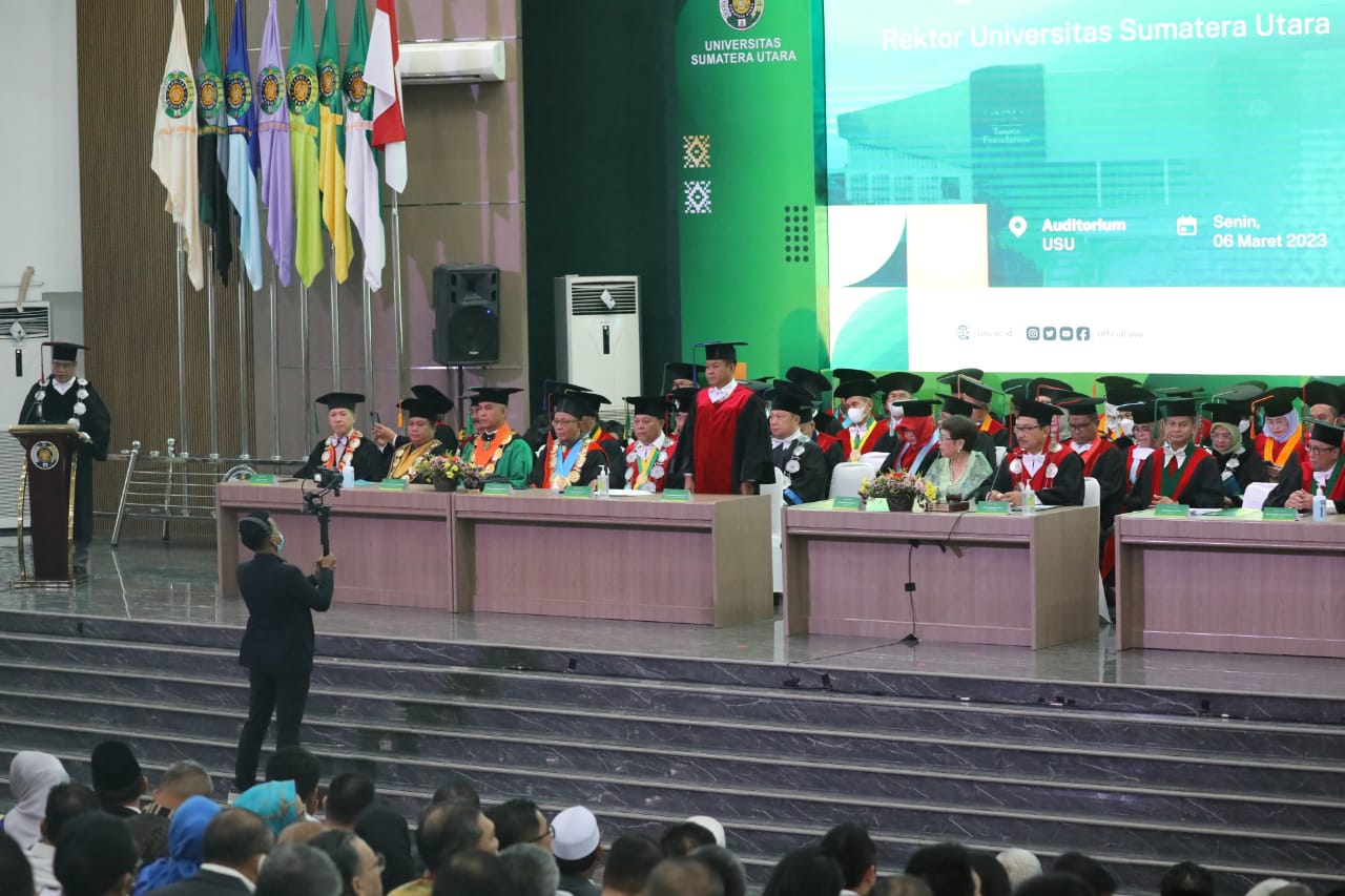 Kapolda Sumut Hadiri Pengukuhan Guru Besar Tetap USU