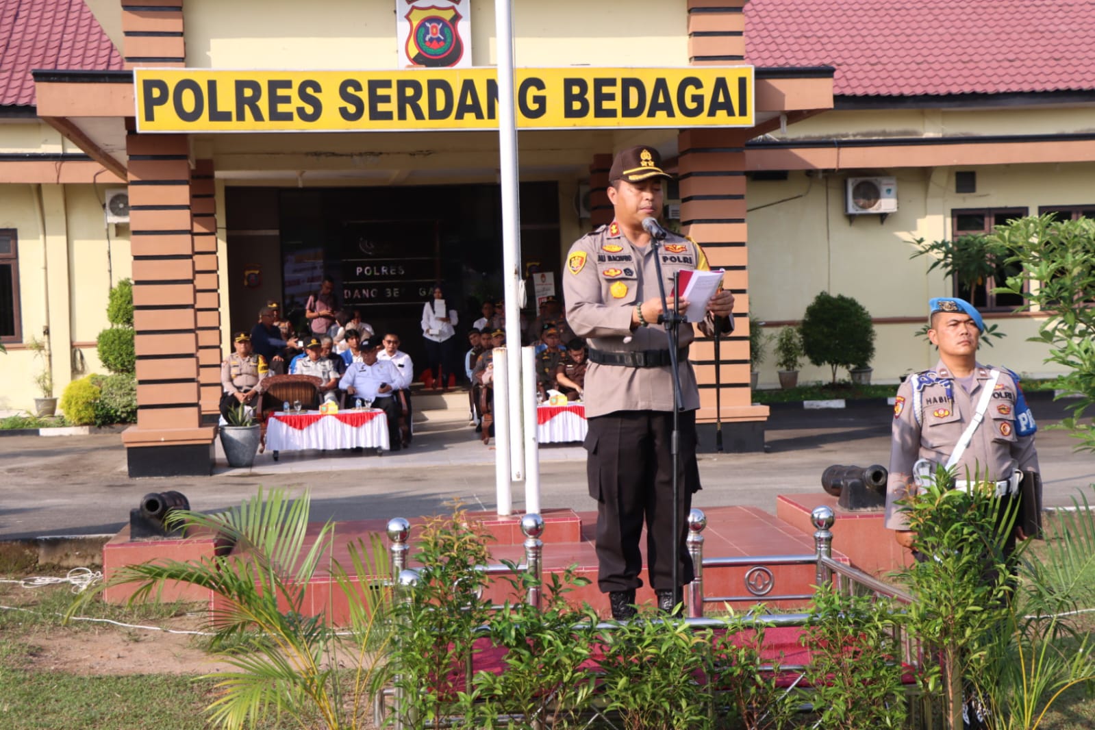 Polres Sergai Gelar Apel Pasukan Dalam Rangka OPS Keselamatan Toba 2023