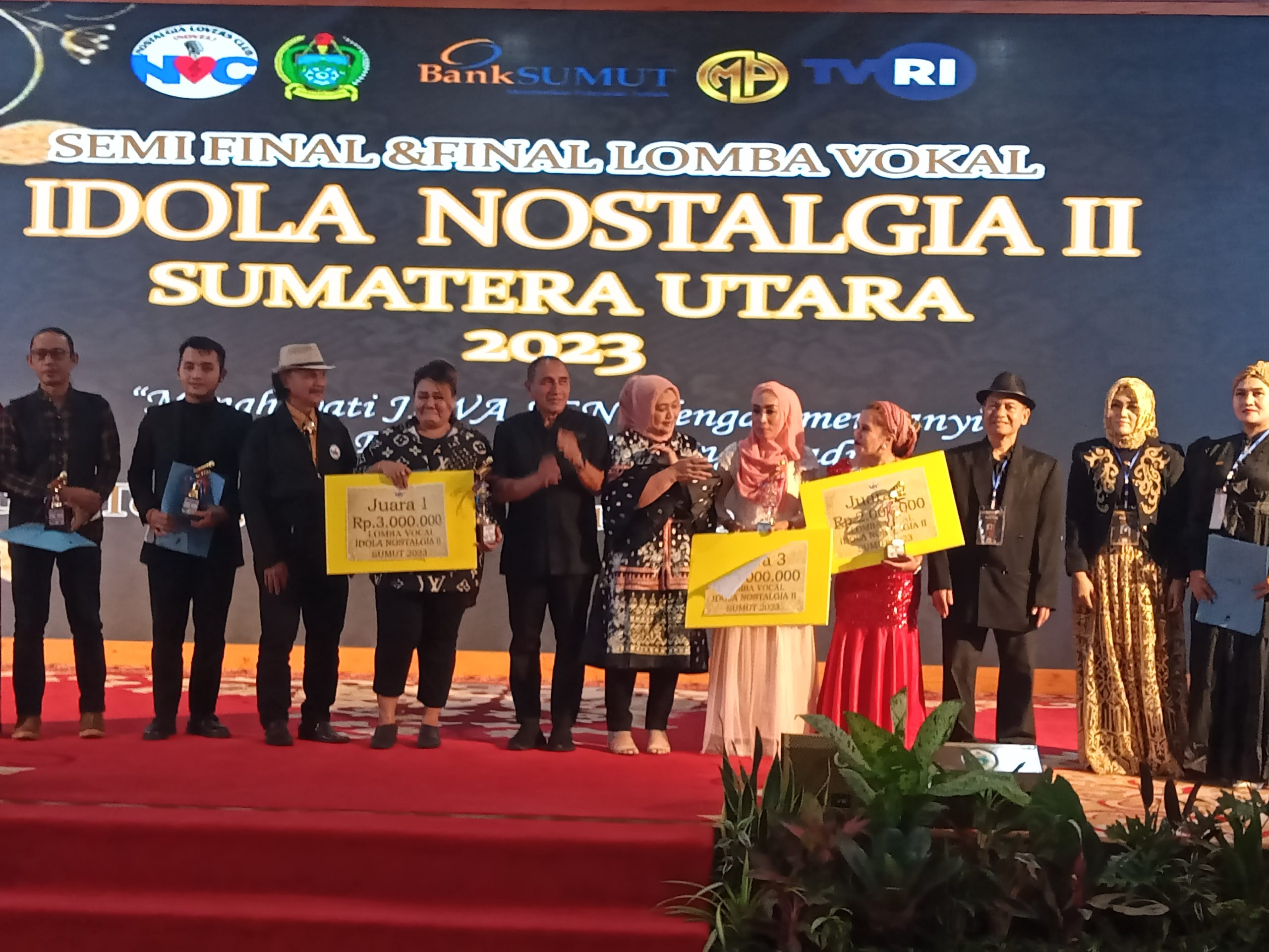 Semi Final dan Final Lomba Vokal Idola Nostalgia II Sumut 2023 Dihadiri Gubernur Sumut Berjalan Sukses