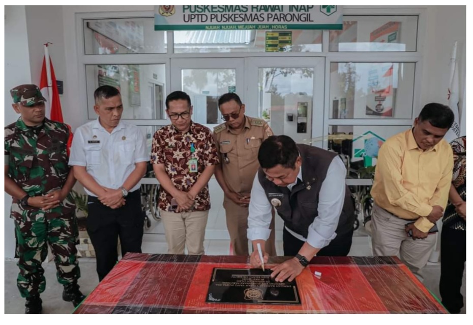 Bupati Eddy Berutu: Resmikan UPT Puskesmas Parongil
