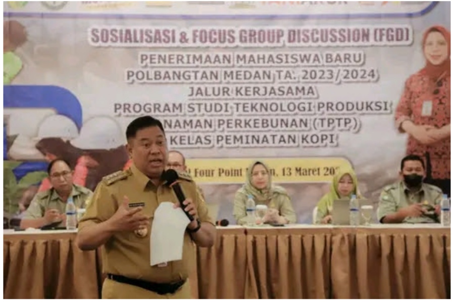 Polbangtan Medan Buka Program Studi Peminatan Kopi, Bupati Dairi: Ini Kesempatan Kembalikan Kejayaan  Kopi Sidikang