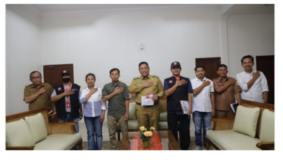 Panitia Pemungutan Suara (PPS) Lakukan Coklit Kepada Bupati Dairi