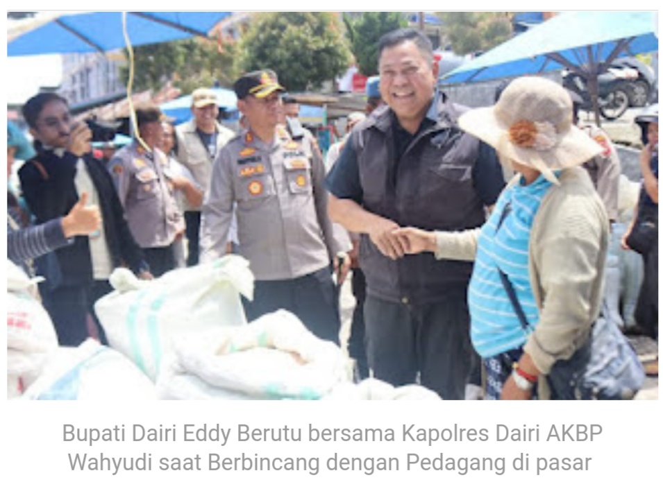 Bupati Dairi Pastikan Stok Pangan Aman dan harga Stabil di Bulan Ramadhan 1444 H/2023