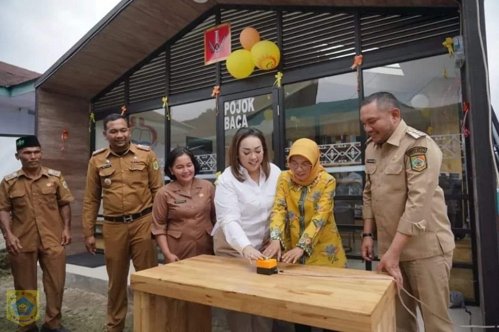 Kadis Perpustakaan dan Arsip Prov. SUMUT Resmikan Pojok Baca di Desa Tanjung Meriah