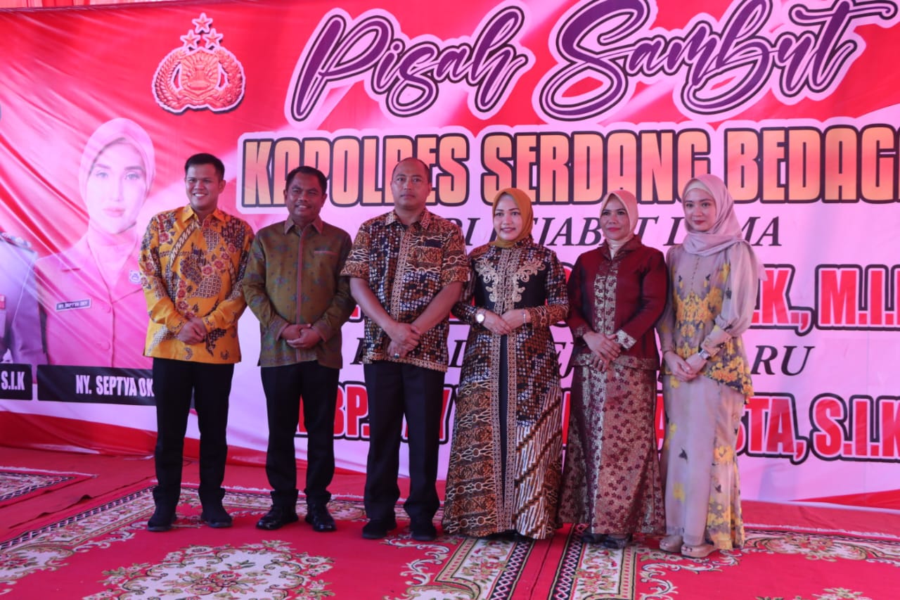 Polres Sergai Gelar  Pisah Sambut Kapolres  Jabatan Lama Dengan Jabatan Baru