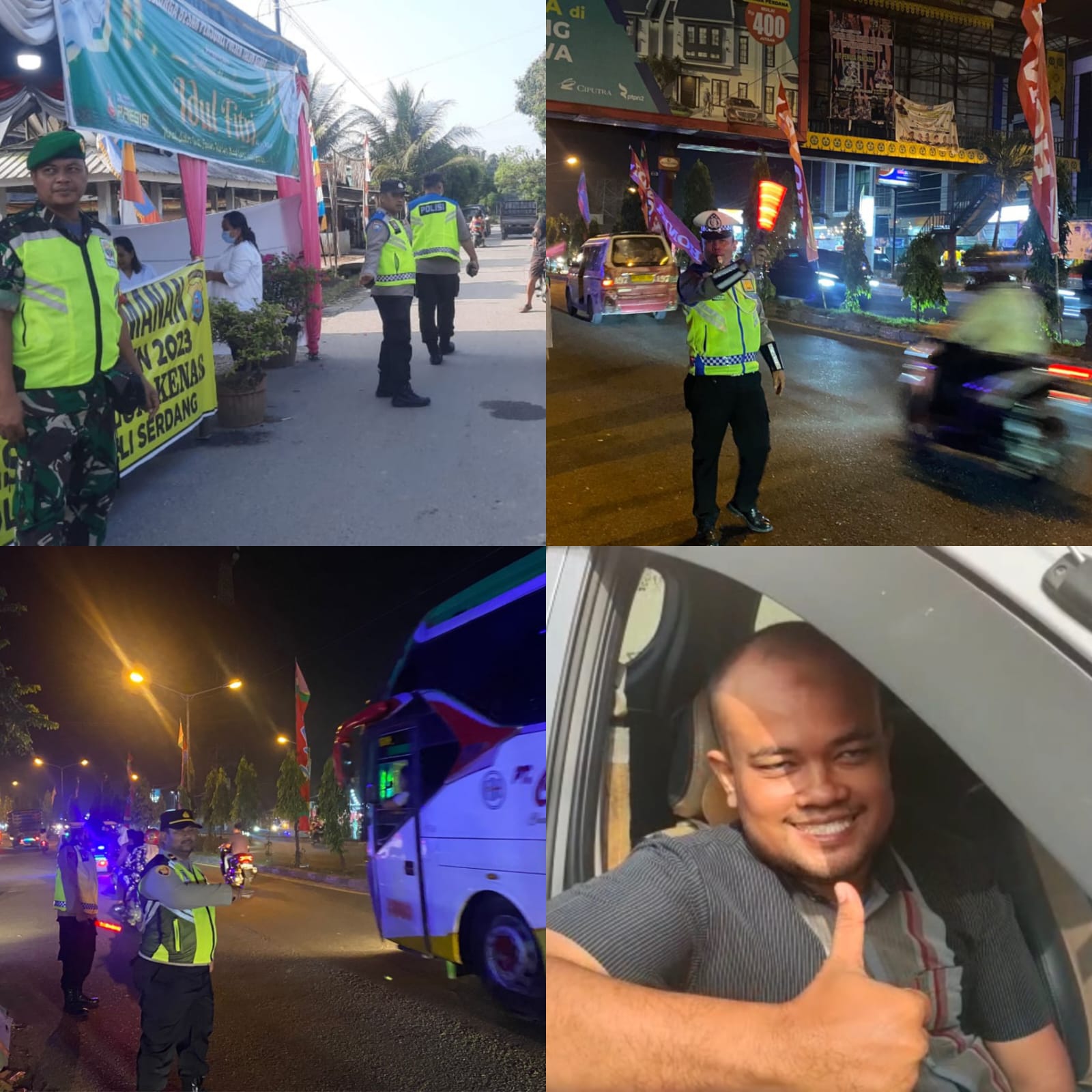 Warga Masyarakat Apresiasi Giat Pengaturan Lalu Lintas Personil Polresta Deli Serdang di Lebaran 2023