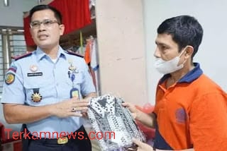 Rutan Kelas l Medan Kumham Sumut  Melatih 77 Warga Binaan Memiliki Keterampilan