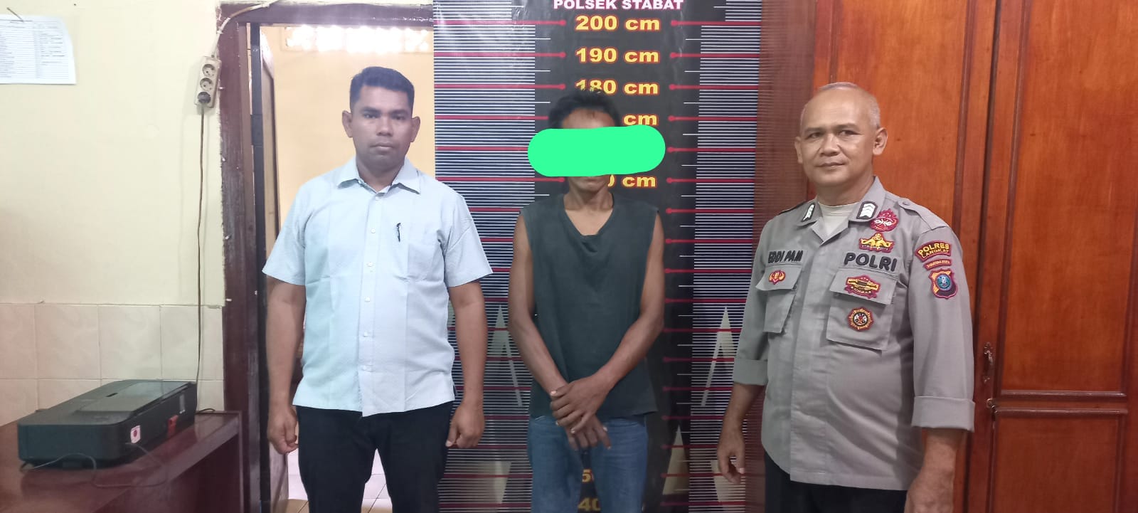 Unit Reskrim Polsek Stabat Tangkap Pelaku Pencurian Sepeda Motor