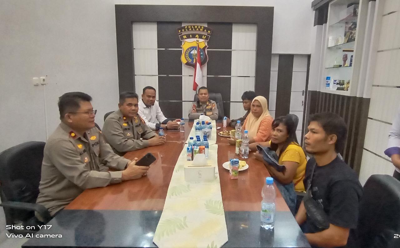 Kapolres Pelalawan Gelar Perkara Kasus Oknum Pendeta Iwan Sarjono ke Kejaksaan