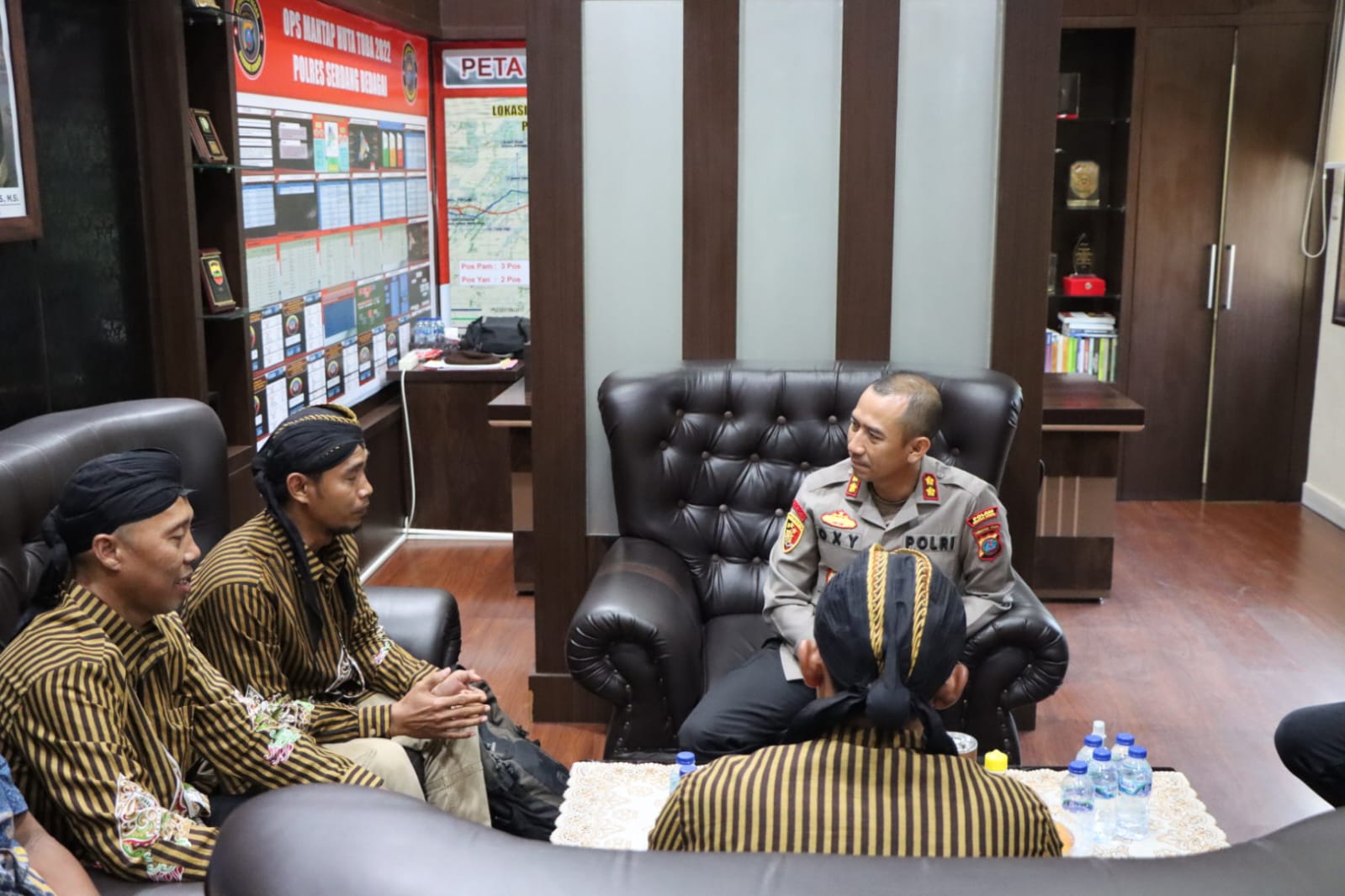 Kapolres Sergai Terima Audiensi DPD Pujakesuma Kabupaten Sergai