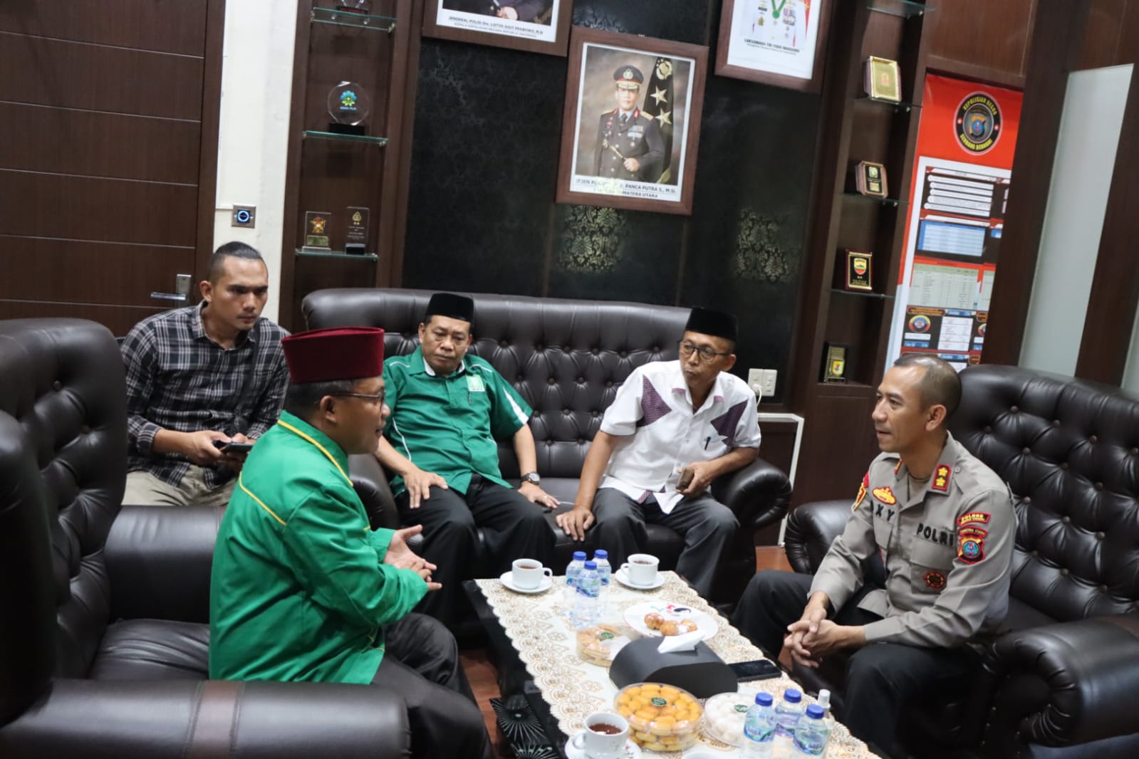 Kapolres Sergai Menerima Audiensi PC Nahdlatul Ulama (NU) Sergai