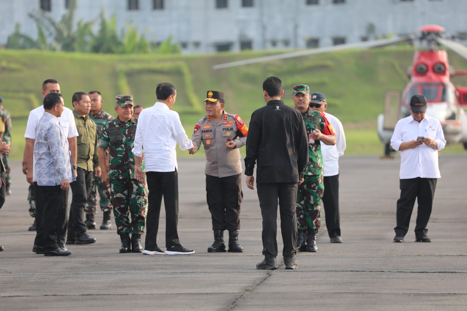Forkopimda Sumut Sambut Kunjungan Kerja Presiden RI