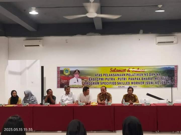 Supardi Padang, SP MM Hadiri Pembukaan Pelatihan N5 dan N4 Bagi Putra/i Pakpak Bharat