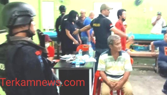 Lokasi Perjudian di Kota Binjai Digerebek Polisi