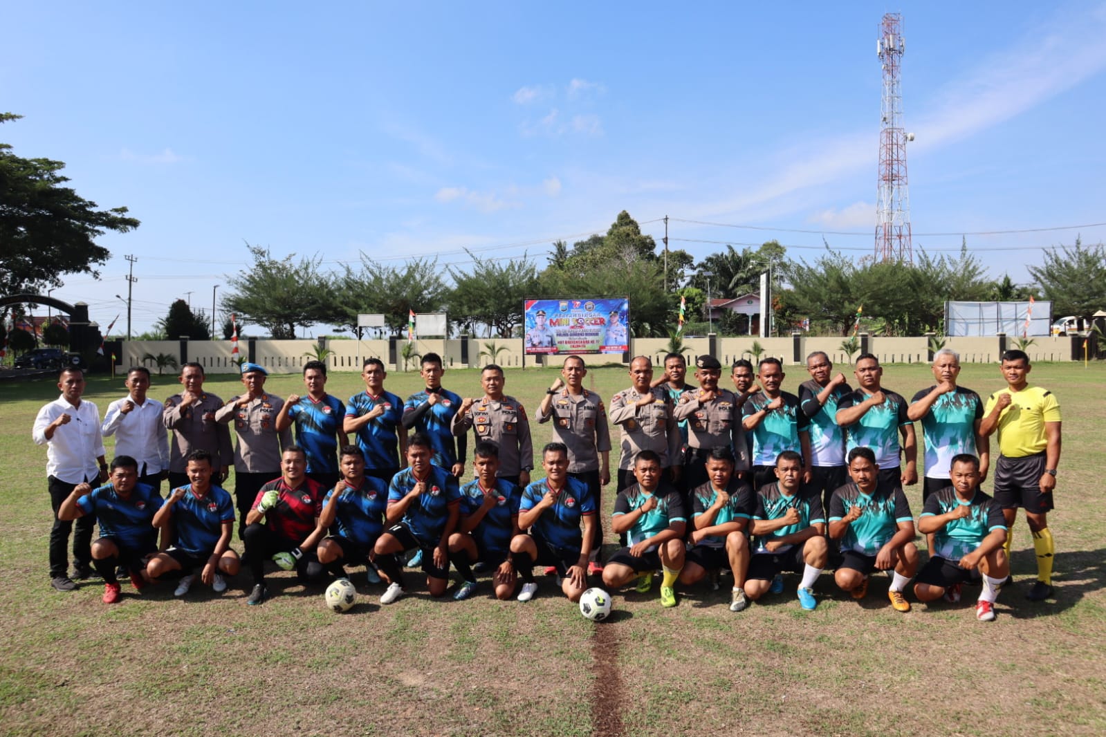 Dalam Rangka HUT Bhayangkara Ke-77 Polres Sergai Buka Pertandingan Mini Soccer Antar Bag, Sat, Sie Dan Polsek Jajaran