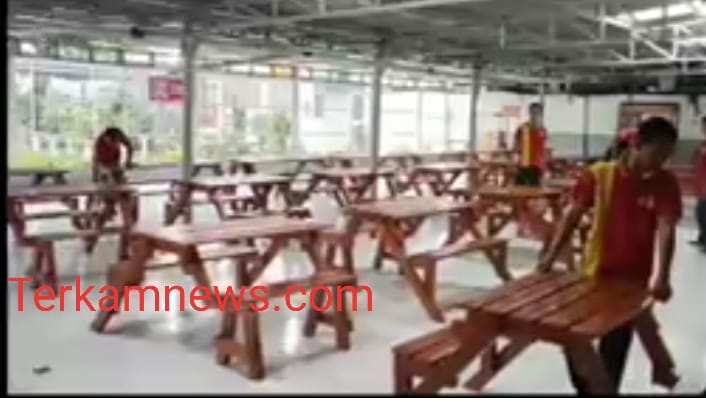 Rutan Kelas I Medan Kumham Sumut Berinovasi Gunakan Kursi Dan Meja Buat Keluarga Warga Binaan Berkunjung