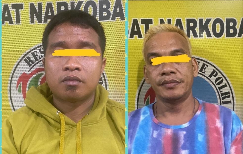 SAT NARKOBA POLRES BINJAI BERHASIL TANGKAP 2 ORANG BANDAR NARKOBA JENIS EXTASI