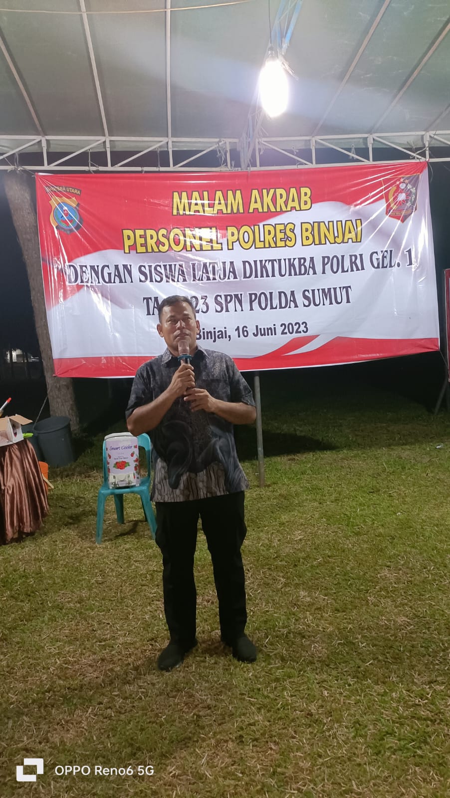 Malam Akrab Kapolres Binjai Bersama Siswa Latja Diktukba Polri GEL I TA.2023 SPN Polda Sumut