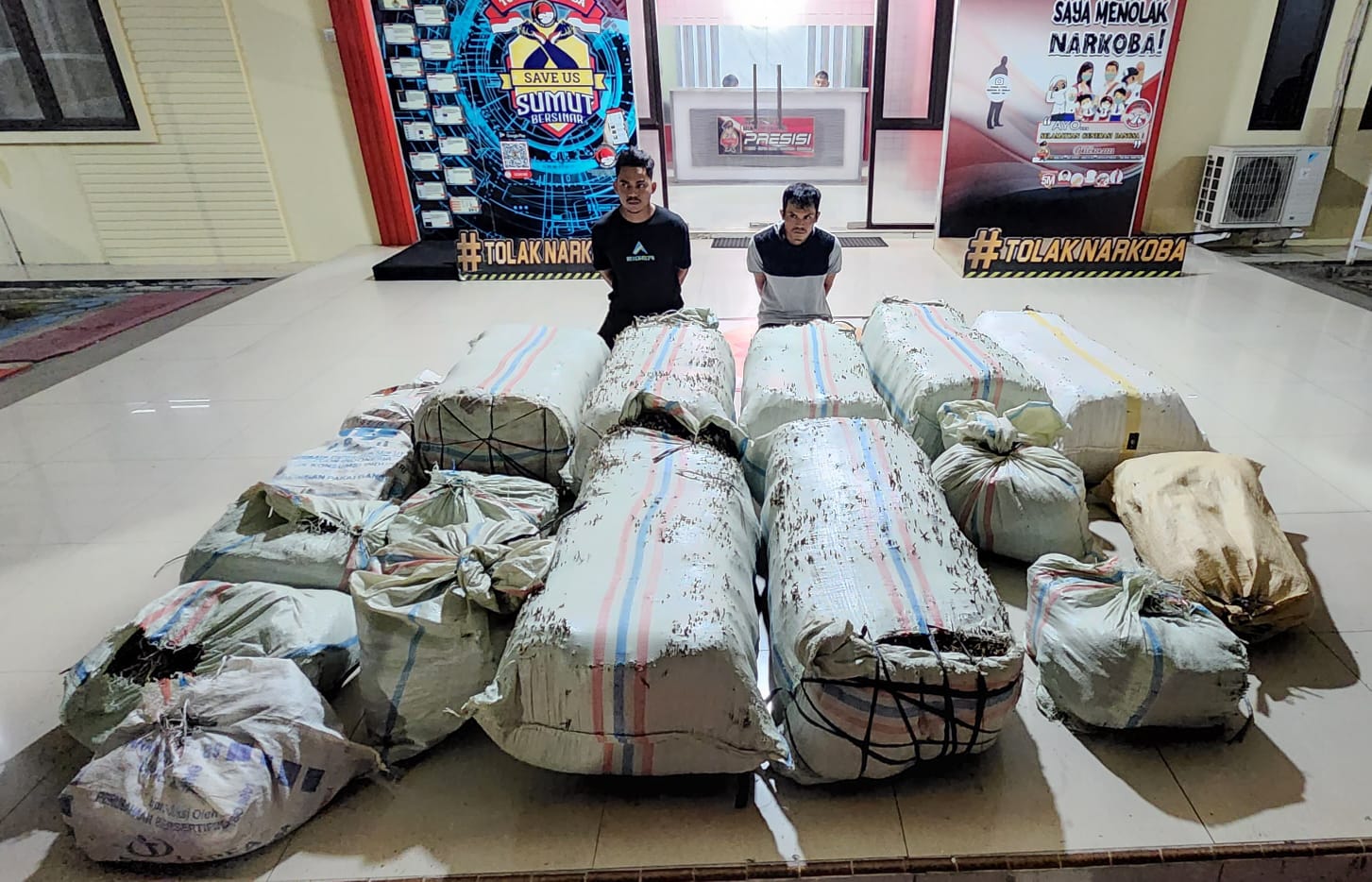 Ditresnarkoba Polda Sumut Ungkap Peredaran Narkotika Jenis Tanaman Ganja Jaringan Aceh