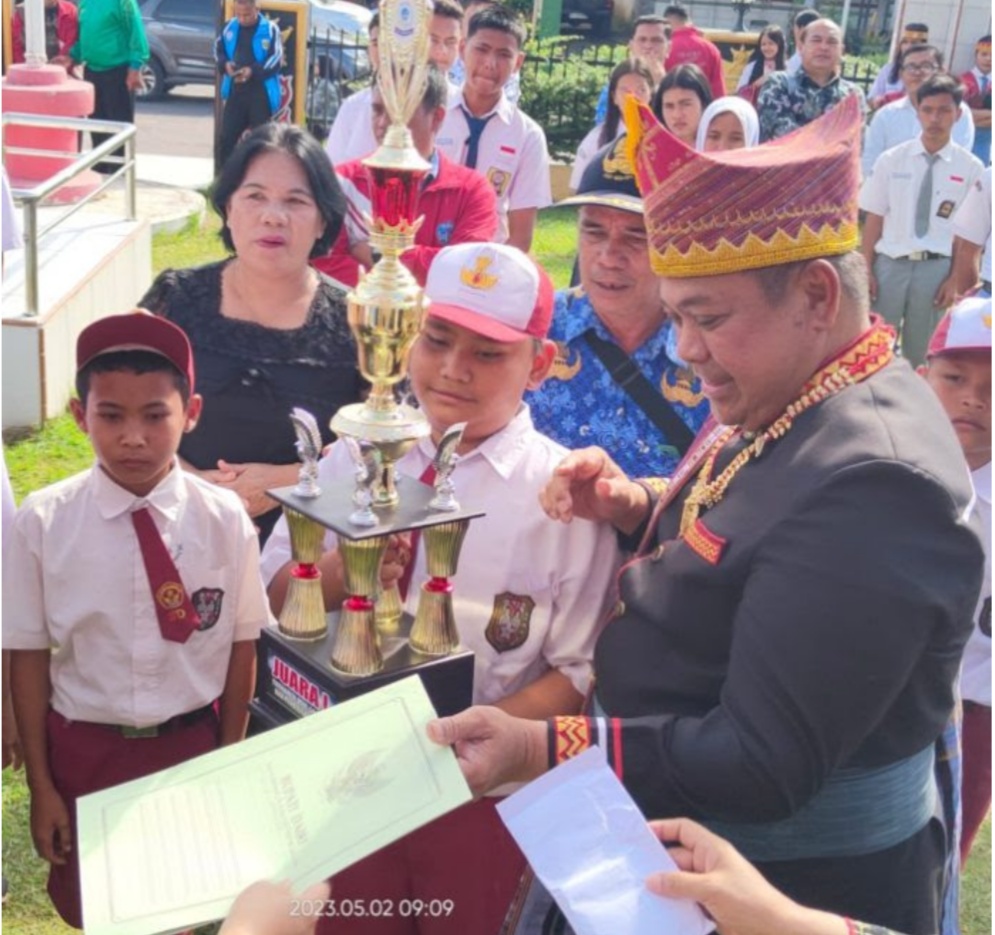 Tim Thimoty Immanuel Damanik Juarai Turnamen Mini Soccer Tingkat SD di Hardiknas 2023 Dairi