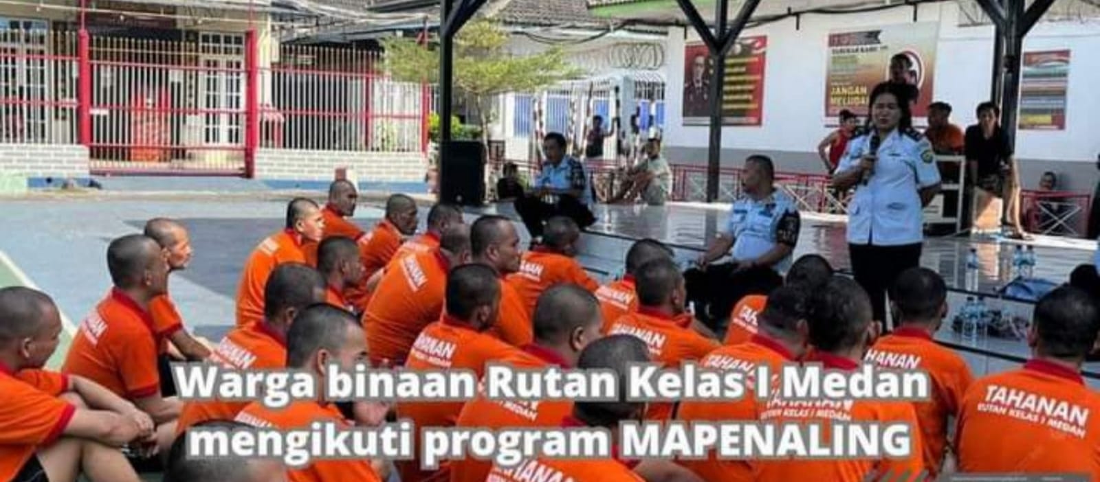 Rutan Kelas I Medan Kanwil Kemenkumham Sumut Adakan Mapenaling Bagi WBP Yang Baru Masuk