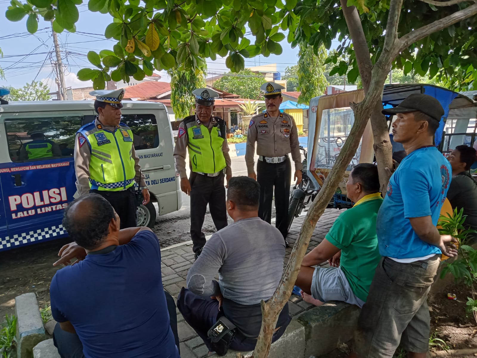 Sat Lantas Polresta Deli Serdang Sosialisasikan Tertib Berlalu Lintas Dan antisipasi Geng Motor Kepada Masyarakat
