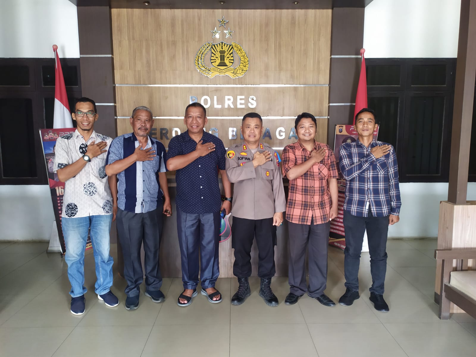 Persekutuan Gereja Gereja Indonesia Daerah (PGID) Sergai Audiensi Silaturahmi Ke Polres Sergai