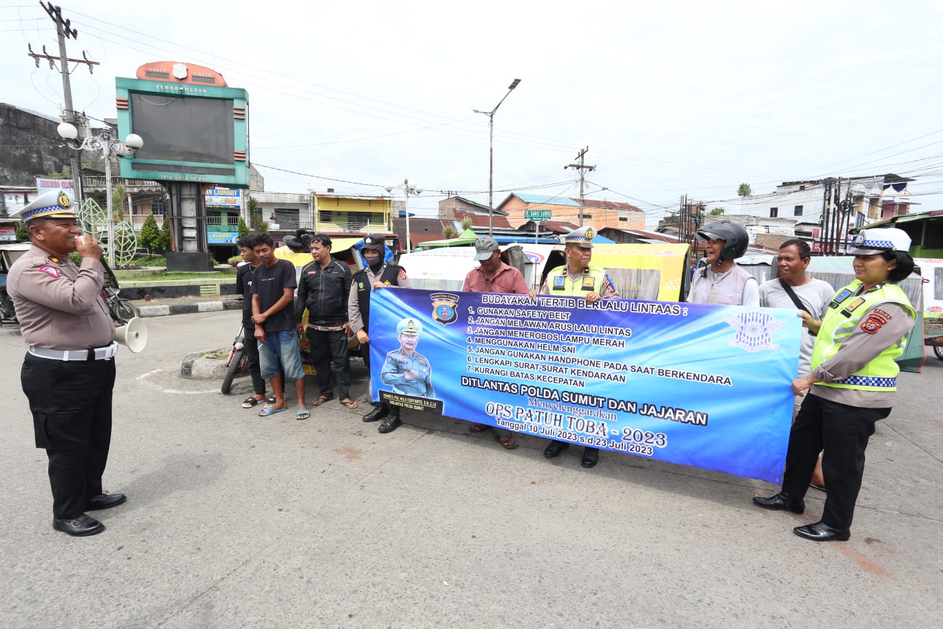 Hari Pertama Ops Patuh Toba 2023 Tercatat 1.194 Pelanggar Lalu Lintas
