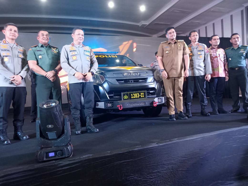 Ciptakan Area Publik Aman, Polda Sumut Luncurkan Mobil Patroli Perintis Samapta Dilengkapi dengan Fitur-fitur Canggih