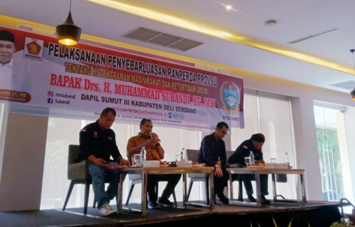 Mengatasi Tantangan Kejahatan di Sumatera Utara: Sosialisasi Ranperda Ketenteraman Masyarakat dan Ketertiban Umum