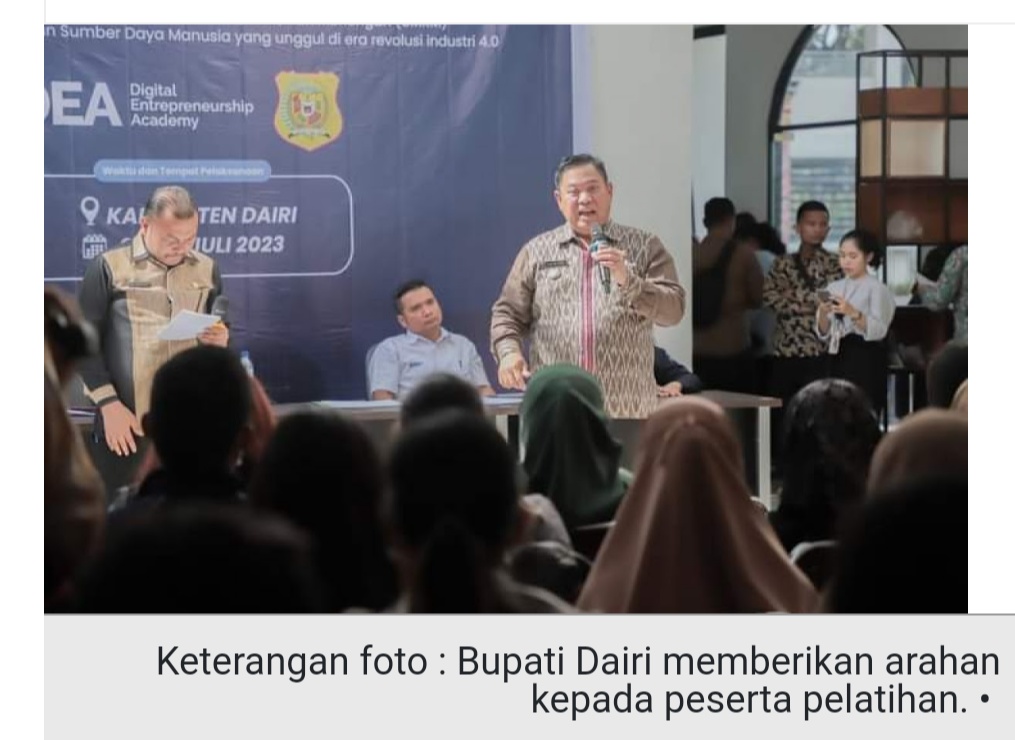 Pelaku UMKM di Dairi Dapat Pelatihan Pemasaran Digital