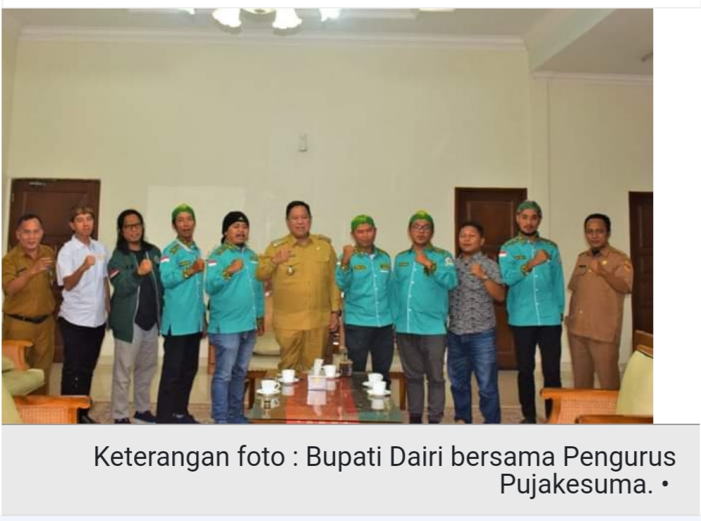 Bupati Dairi: Pujakesuma Diharapkan Tetap Jaga Harmoni Keberagaman dan Jadi Penggerak Ekonomi
