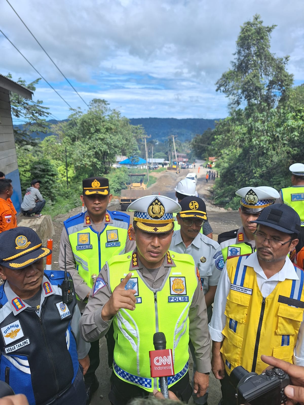 Jaga Fungsional Jalan, Dir Lantas Polda Sumut Turun ke Batu Jomba Tapsel