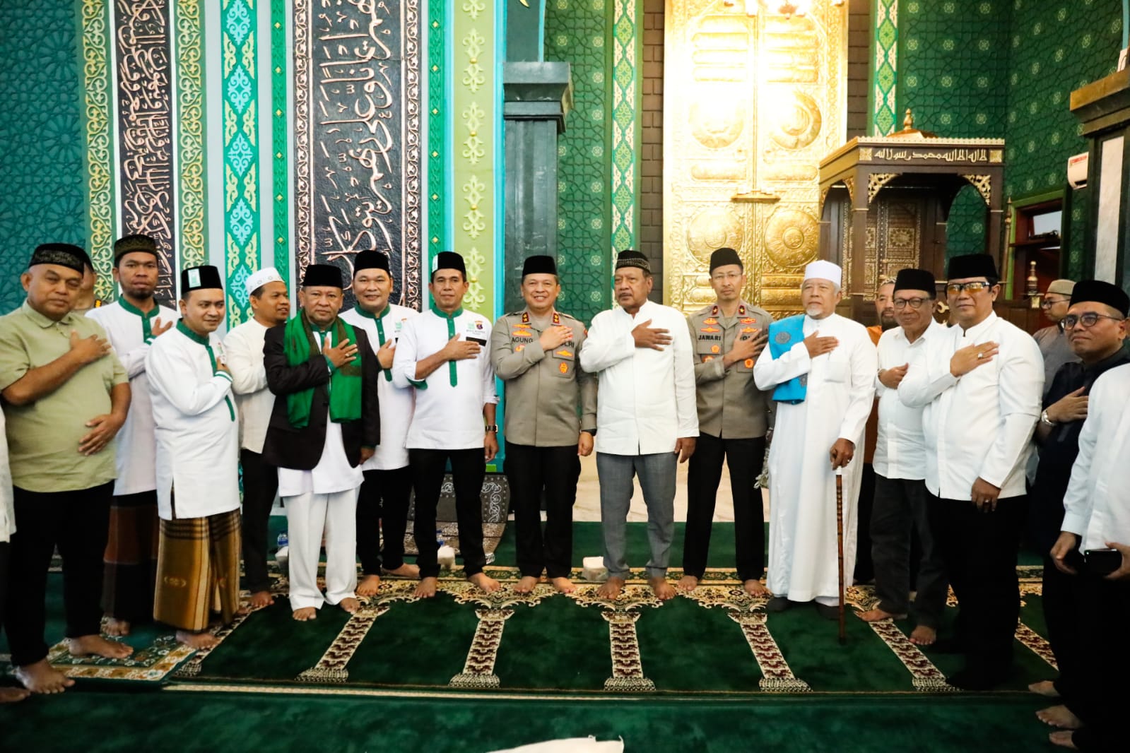 Safari Subuh Kapolda Sumut Ajak Masyarakat dan Alim Ulama Jaga Provinsi Sumatera Utara