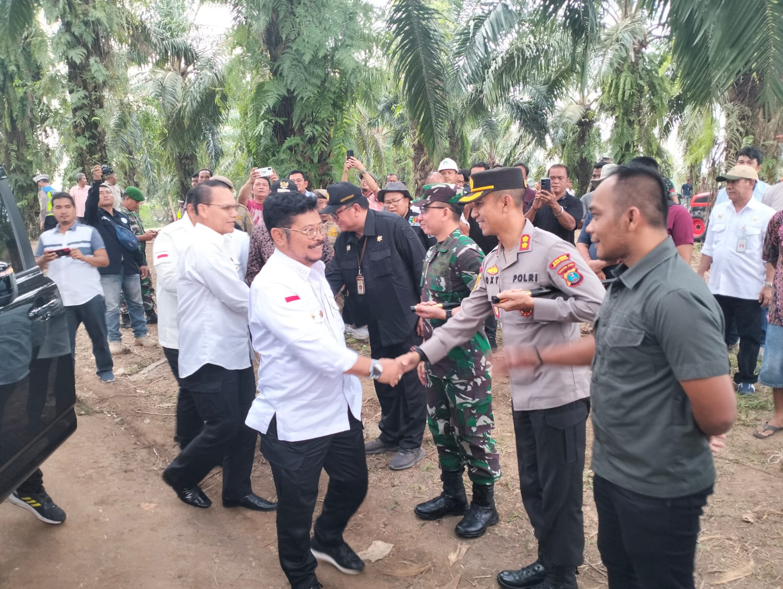 Kunjungan Menteri Pertanian RI Ke Dusun IV Desa Bah Sidua Dua  Kabupaten Sergai