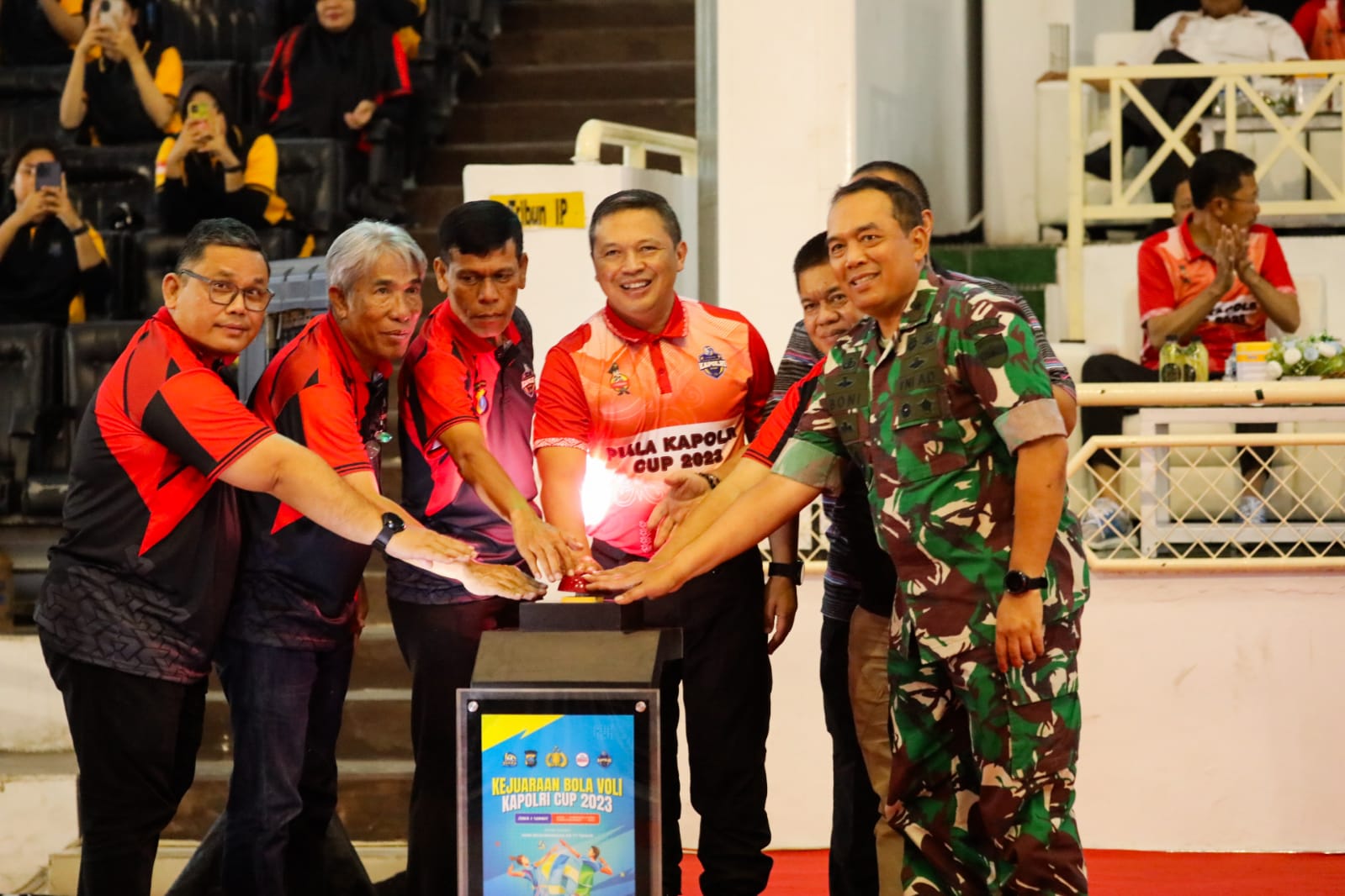 Kapolda Sumut Buka Kejuaraan Voli Kapolri Cup 2023 Zona I